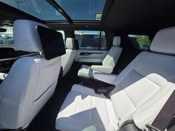 Luxury Black SUV with White interior 2row