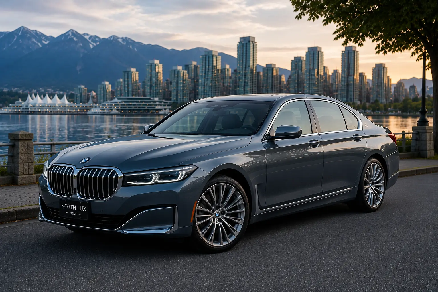 BMW 7 Series chauffeur service Vancouver BC NorthLuxDrive