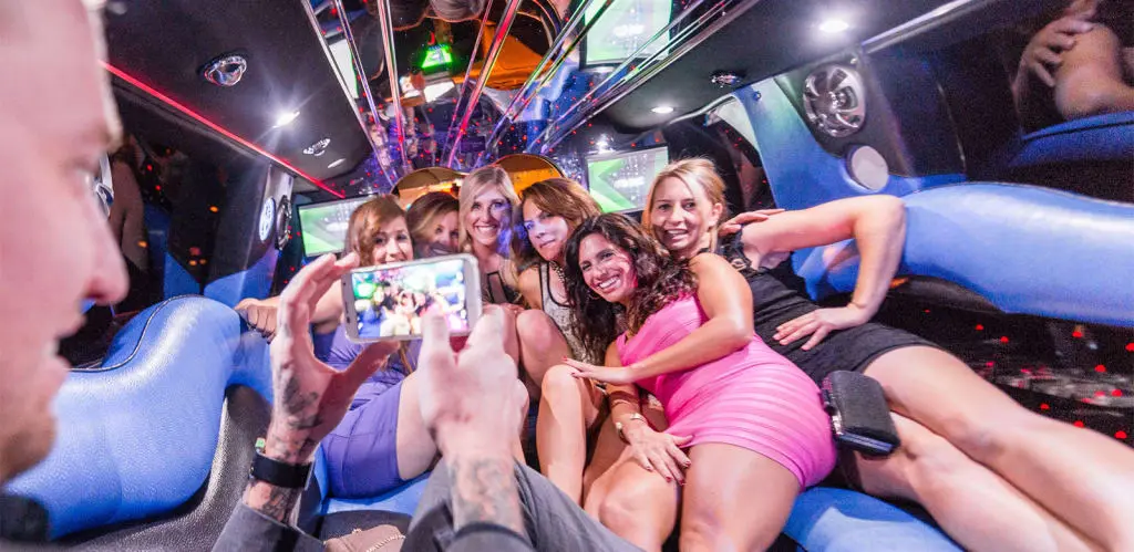 Birthday limo and party bus for a birthday celebration in Vancouver, BC